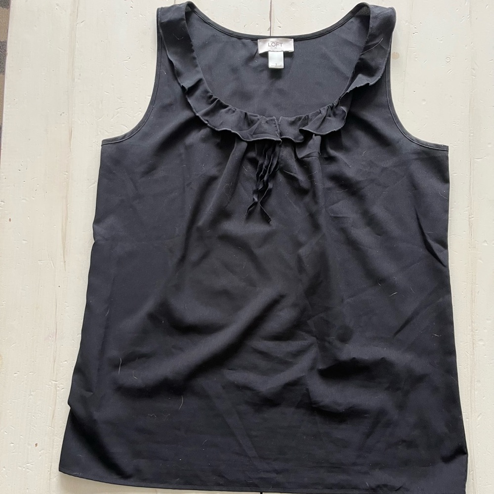 black LOFT tank top size s